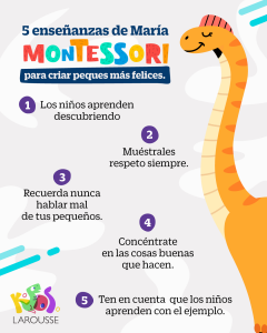 5 enseñanzas de María Montessori para criar peques más felices
